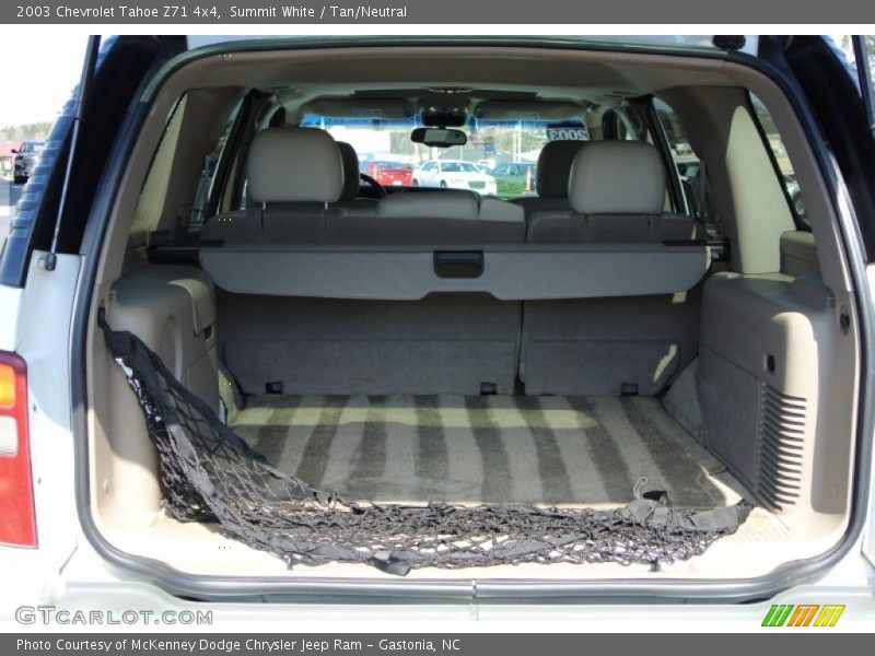  2003 Tahoe Z71 4x4 Trunk