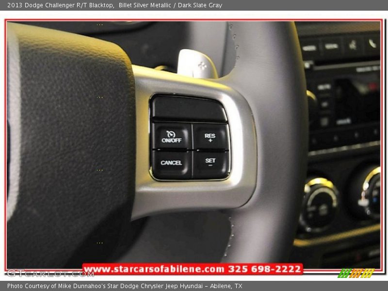 Billet Silver Metallic / Dark Slate Gray 2013 Dodge Challenger R/T Blacktop