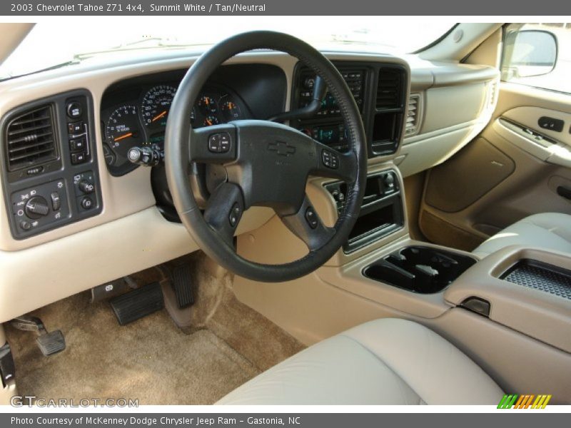 Tan/Neutral Interior - 2003 Tahoe Z71 4x4 
