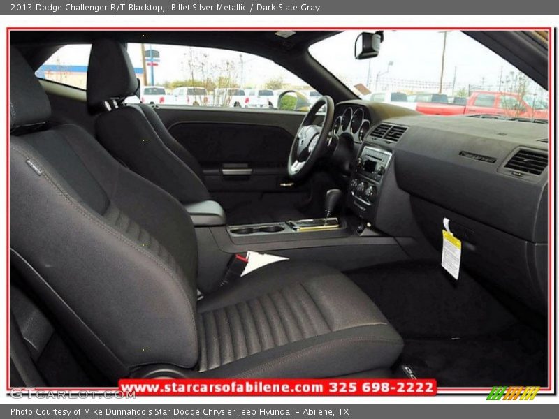 Billet Silver Metallic / Dark Slate Gray 2013 Dodge Challenger R/T Blacktop