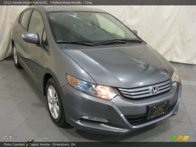 Polished Metal Metallic / Gray 2010 Honda Insight Hybrid EX