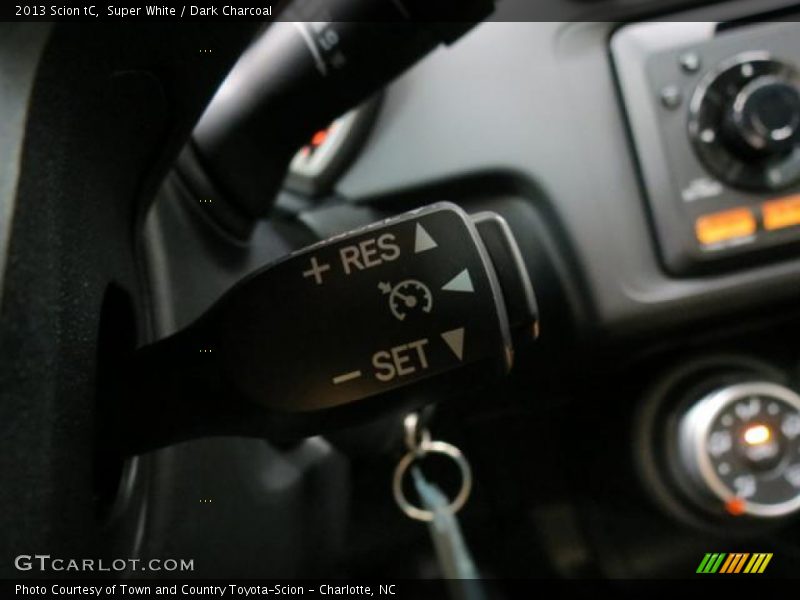 Super White / Dark Charcoal 2013 Scion tC
