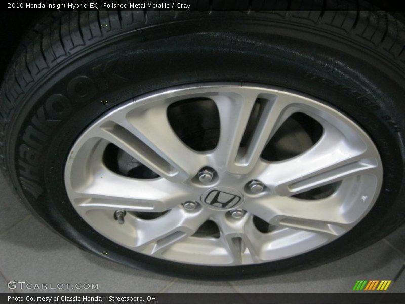 Polished Metal Metallic / Gray 2010 Honda Insight Hybrid EX