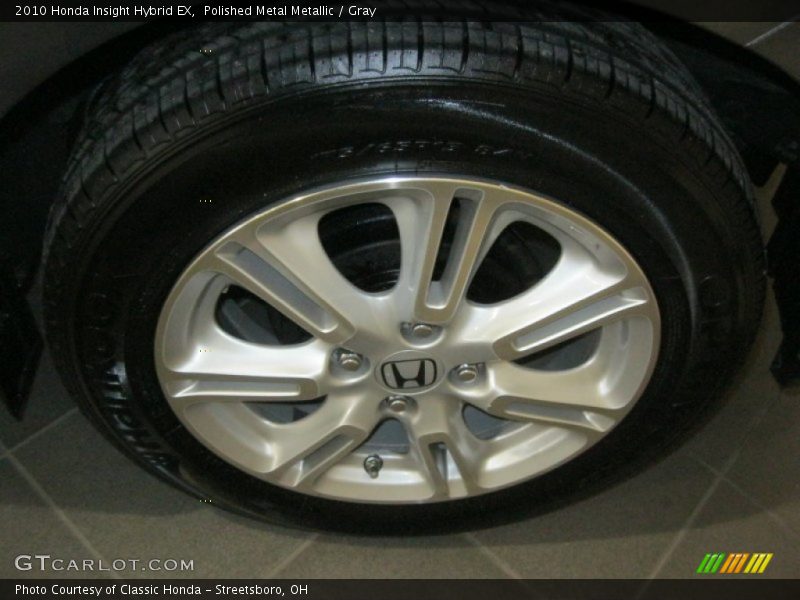 Polished Metal Metallic / Gray 2010 Honda Insight Hybrid EX