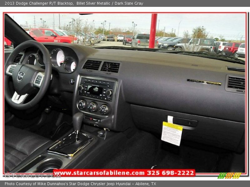 Billet Silver Metallic / Dark Slate Gray 2013 Dodge Challenger R/T Blacktop