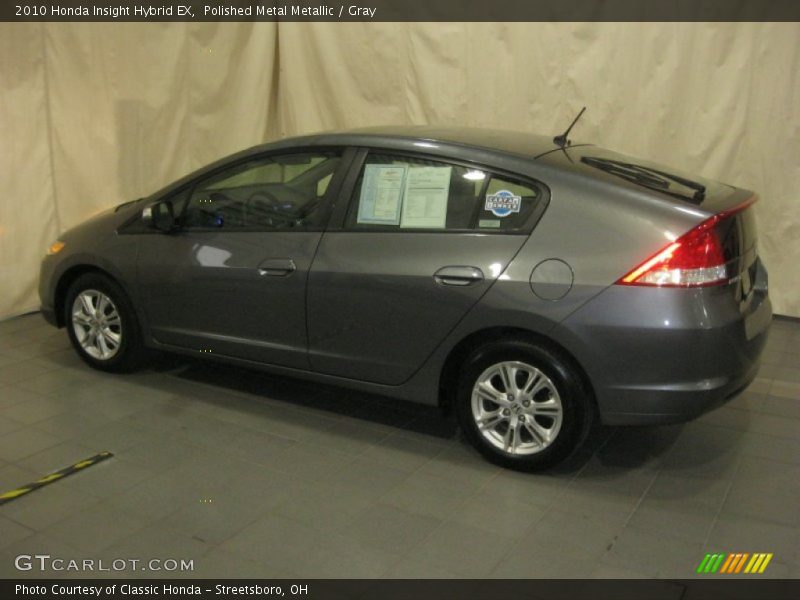 Polished Metal Metallic / Gray 2010 Honda Insight Hybrid EX