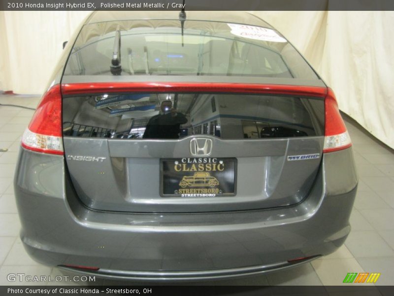 Polished Metal Metallic / Gray 2010 Honda Insight Hybrid EX