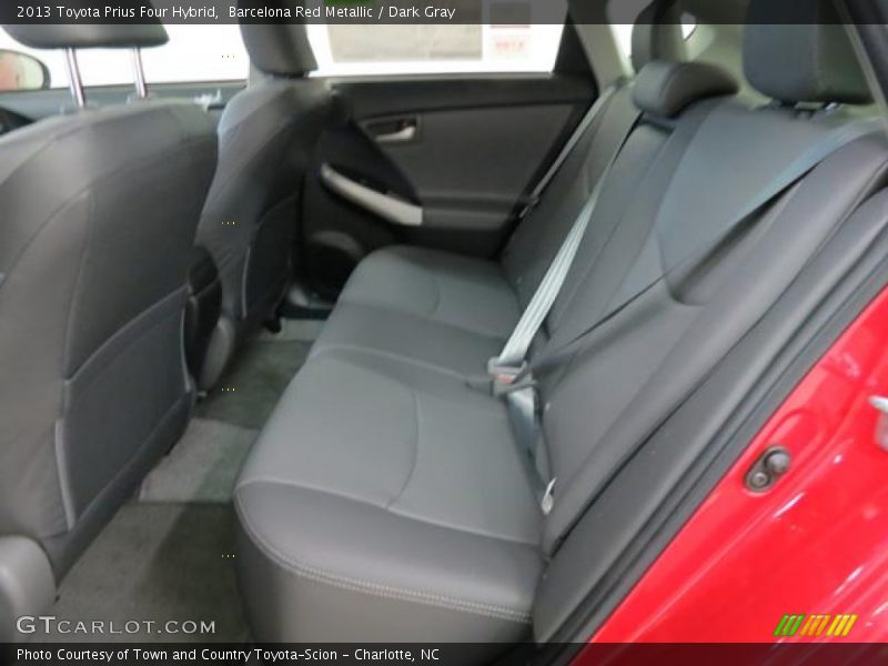 Barcelona Red Metallic / Dark Gray 2013 Toyota Prius Four Hybrid