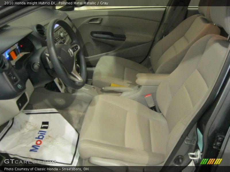 Polished Metal Metallic / Gray 2010 Honda Insight Hybrid EX