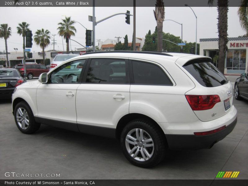 Calla White / Black 2007 Audi Q7 3.6 quattro