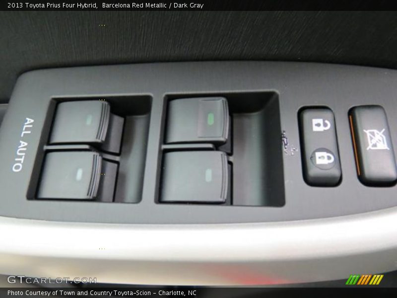 Barcelona Red Metallic / Dark Gray 2013 Toyota Prius Four Hybrid