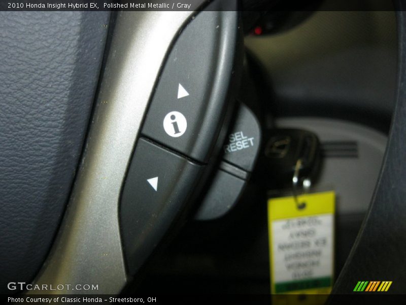 Polished Metal Metallic / Gray 2010 Honda Insight Hybrid EX