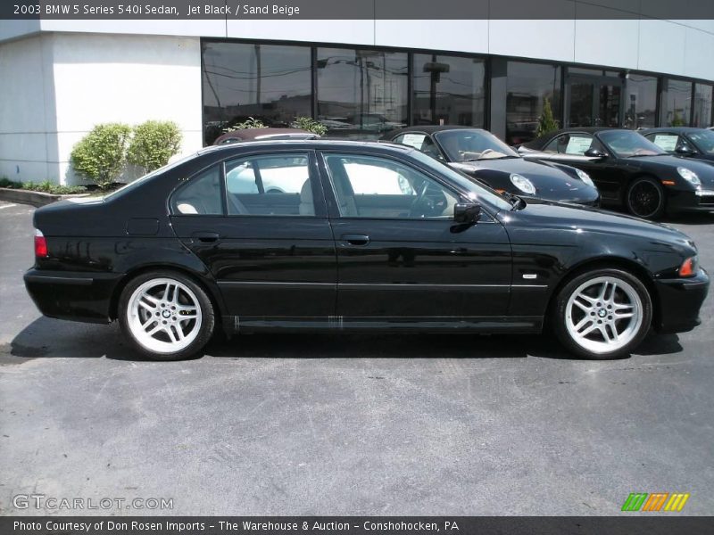 Jet Black / Sand Beige 2003 BMW 5 Series 540i Sedan