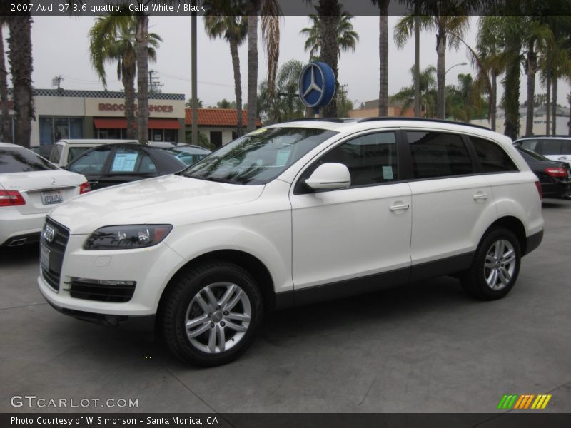 Calla White / Black 2007 Audi Q7 3.6 quattro