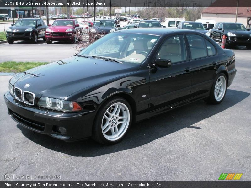 Jet Black / Sand Beige 2003 BMW 5 Series 540i Sedan