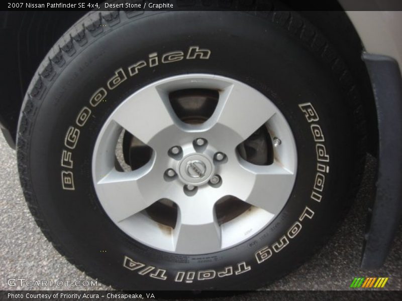 Desert Stone / Graphite 2007 Nissan Pathfinder SE 4x4