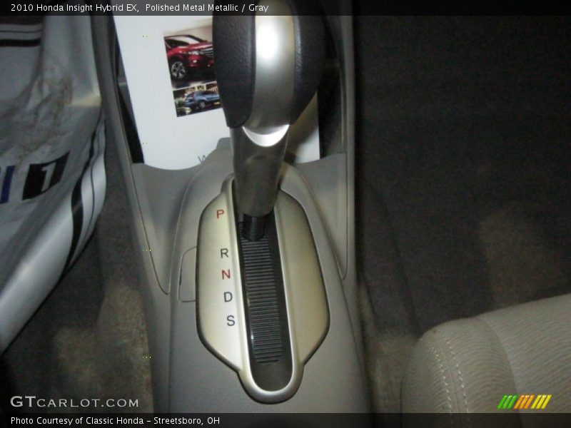 Polished Metal Metallic / Gray 2010 Honda Insight Hybrid EX