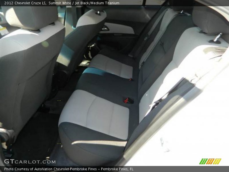 Summit White / Jet Black/Medium Titanium 2012 Chevrolet Cruze LS