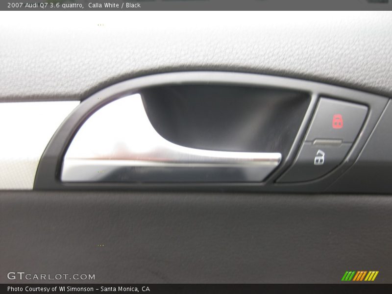 Calla White / Black 2007 Audi Q7 3.6 quattro