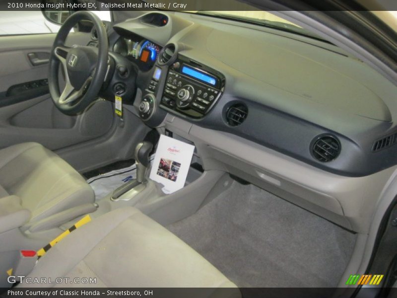 Polished Metal Metallic / Gray 2010 Honda Insight Hybrid EX
