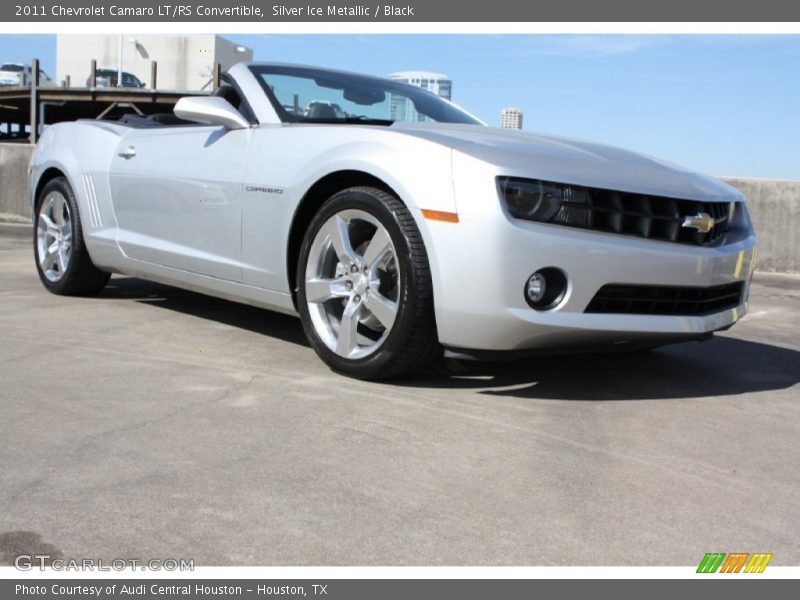 Silver Ice Metallic / Black 2011 Chevrolet Camaro LT/RS Convertible