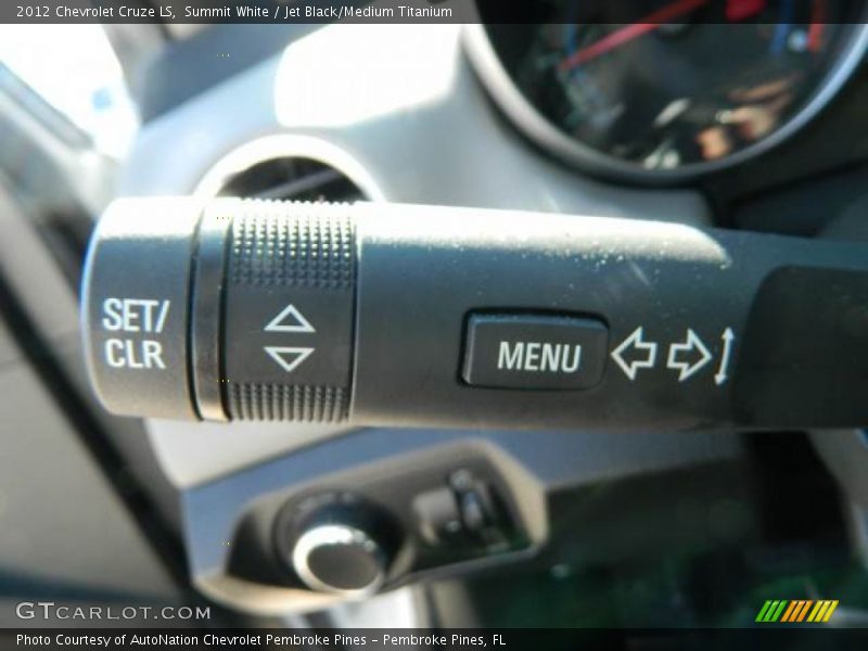 Summit White / Jet Black/Medium Titanium 2012 Chevrolet Cruze LS