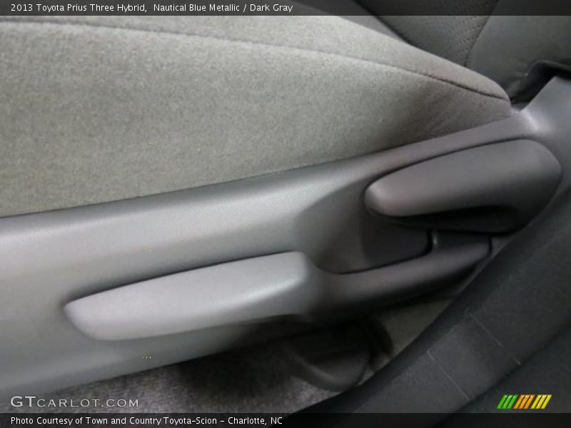 Nautical Blue Metallic / Dark Gray 2013 Toyota Prius Three Hybrid