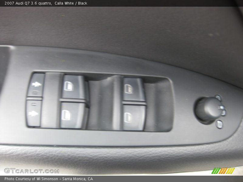 Calla White / Black 2007 Audi Q7 3.6 quattro