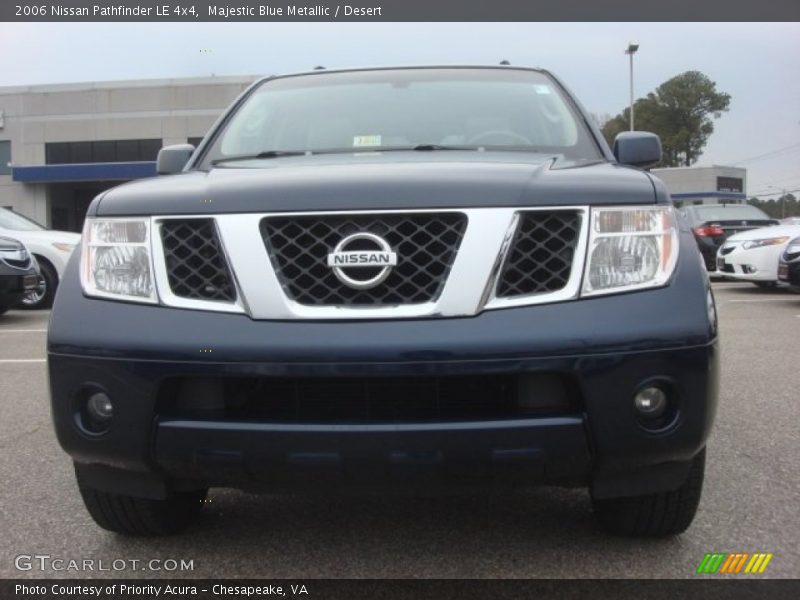 Majestic Blue Metallic / Desert 2006 Nissan Pathfinder LE 4x4