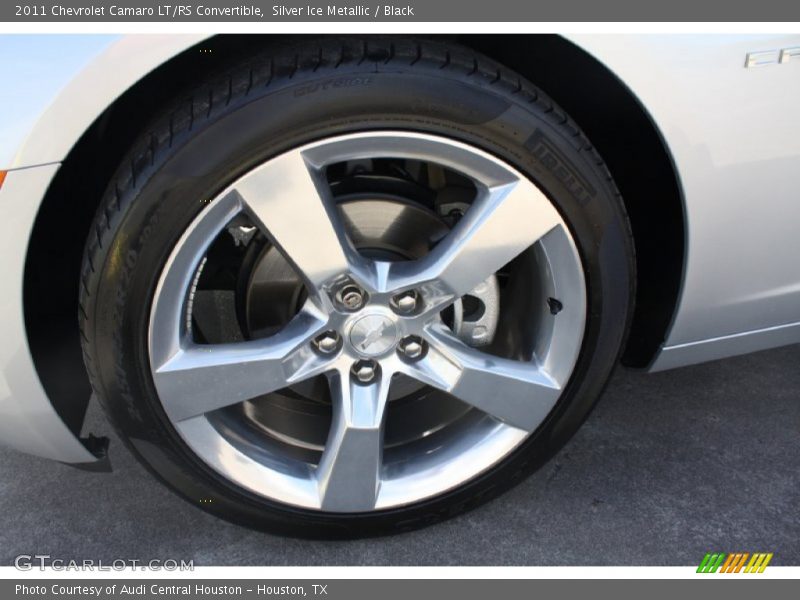 Silver Ice Metallic / Black 2011 Chevrolet Camaro LT/RS Convertible