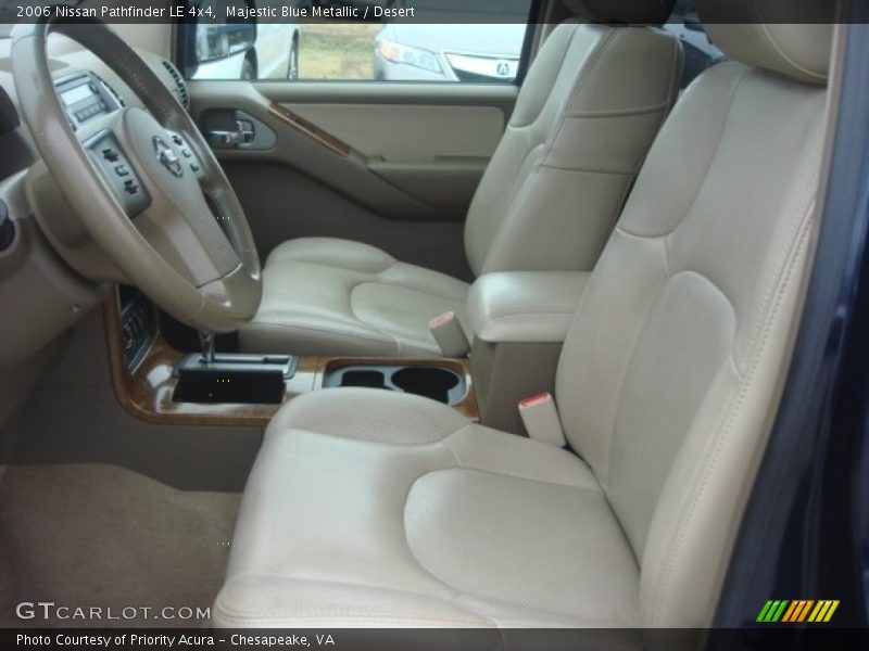 Majestic Blue Metallic / Desert 2006 Nissan Pathfinder LE 4x4
