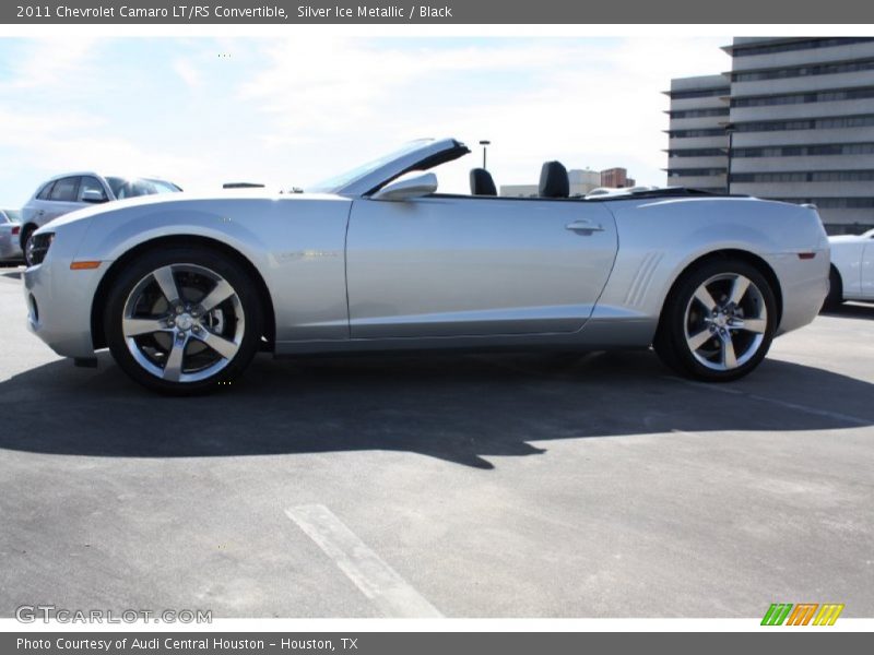 Silver Ice Metallic / Black 2011 Chevrolet Camaro LT/RS Convertible