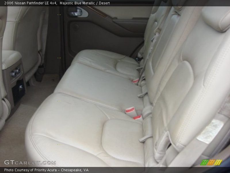 Majestic Blue Metallic / Desert 2006 Nissan Pathfinder LE 4x4
