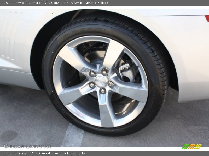 Silver Ice Metallic / Black 2011 Chevrolet Camaro LT/RS Convertible