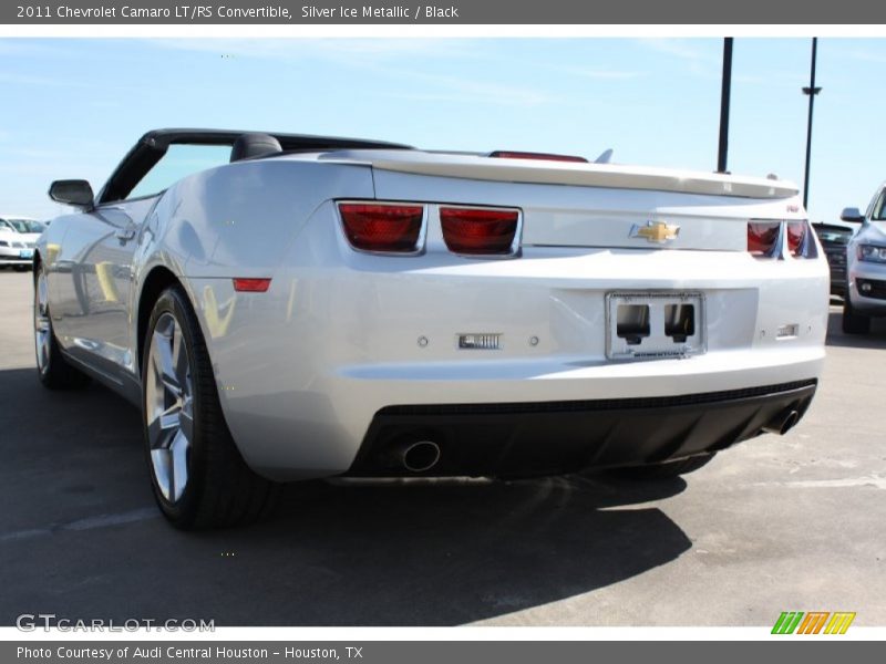 Silver Ice Metallic / Black 2011 Chevrolet Camaro LT/RS Convertible