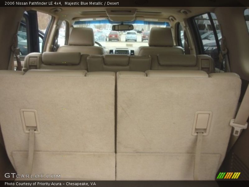 Majestic Blue Metallic / Desert 2006 Nissan Pathfinder LE 4x4