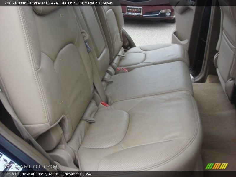 Majestic Blue Metallic / Desert 2006 Nissan Pathfinder LE 4x4