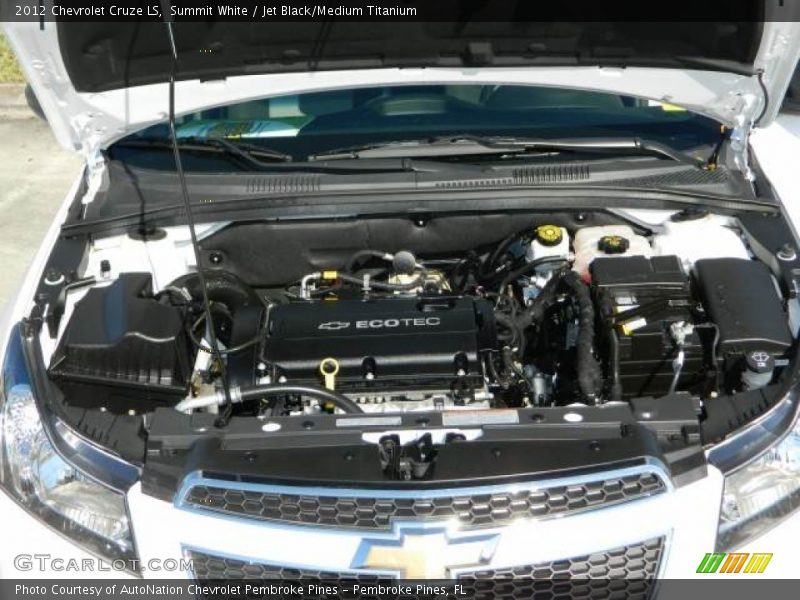 Summit White / Jet Black/Medium Titanium 2012 Chevrolet Cruze LS