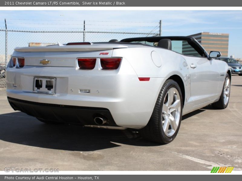 Silver Ice Metallic / Black 2011 Chevrolet Camaro LT/RS Convertible