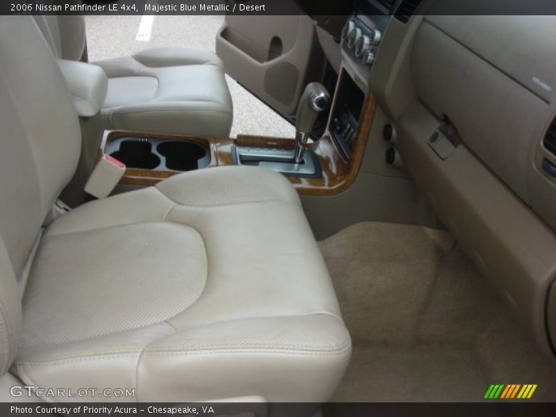 Majestic Blue Metallic / Desert 2006 Nissan Pathfinder LE 4x4