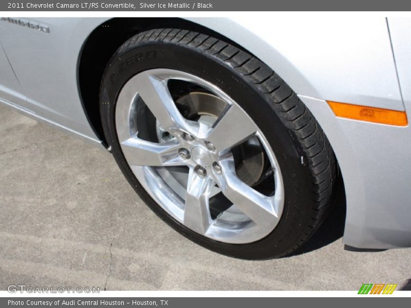 Silver Ice Metallic / Black 2011 Chevrolet Camaro LT/RS Convertible