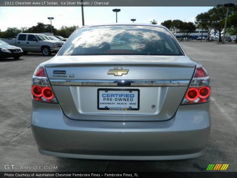 Ice Silver Metallic / Charcoal 2011 Chevrolet Aveo LT Sedan