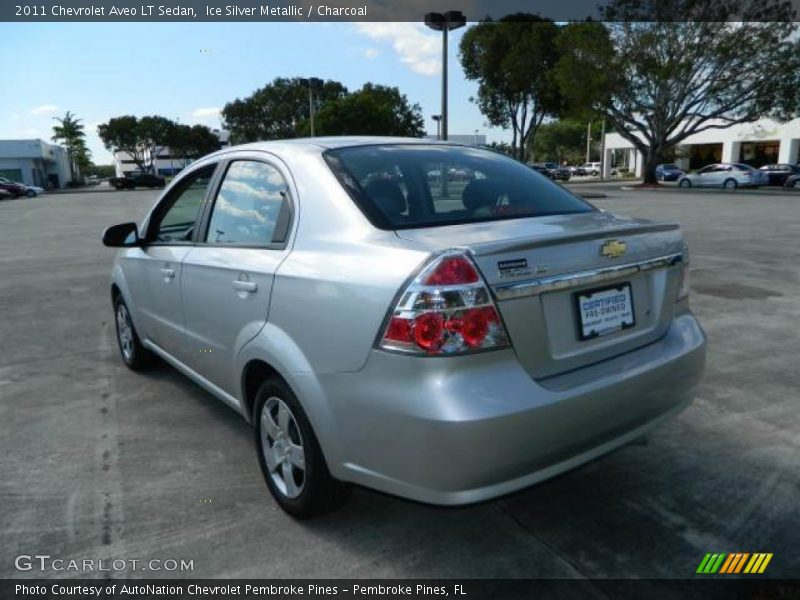 Ice Silver Metallic / Charcoal 2011 Chevrolet Aveo LT Sedan