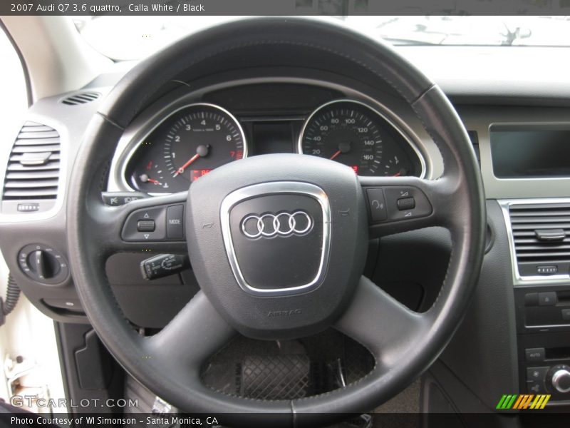 Calla White / Black 2007 Audi Q7 3.6 quattro