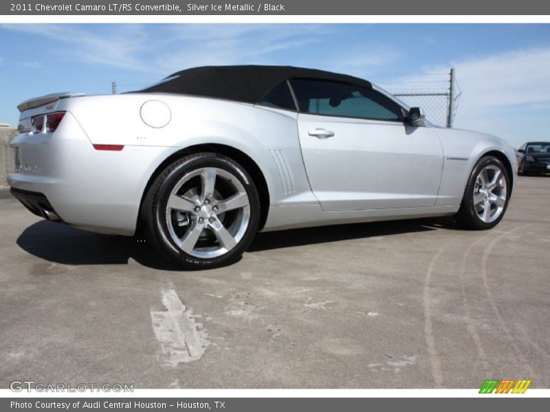 Silver Ice Metallic / Black 2011 Chevrolet Camaro LT/RS Convertible
