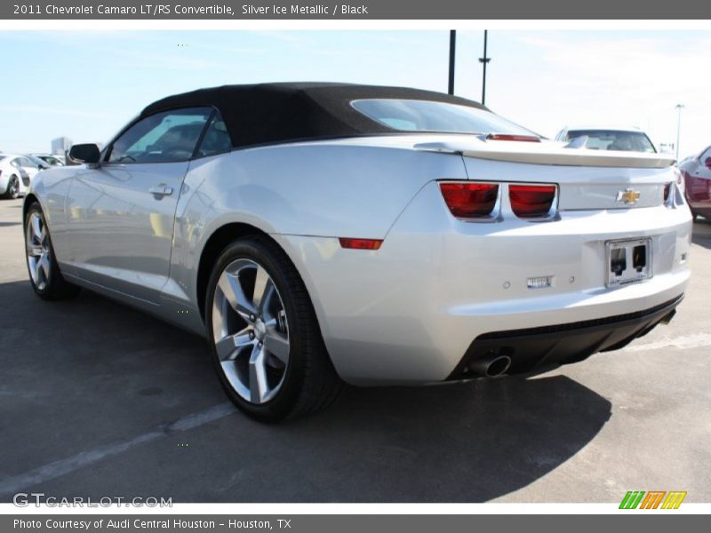 Silver Ice Metallic / Black 2011 Chevrolet Camaro LT/RS Convertible