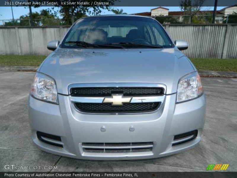 Ice Silver Metallic / Charcoal 2011 Chevrolet Aveo LT Sedan