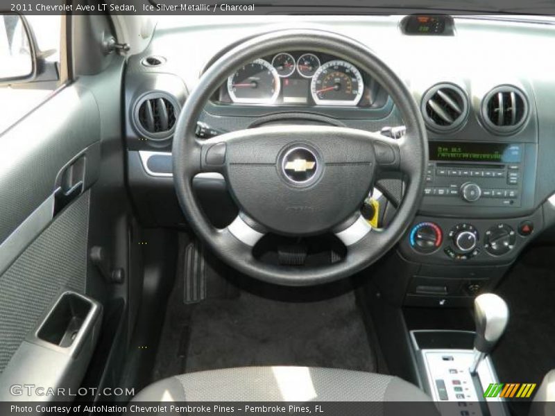 Ice Silver Metallic / Charcoal 2011 Chevrolet Aveo LT Sedan