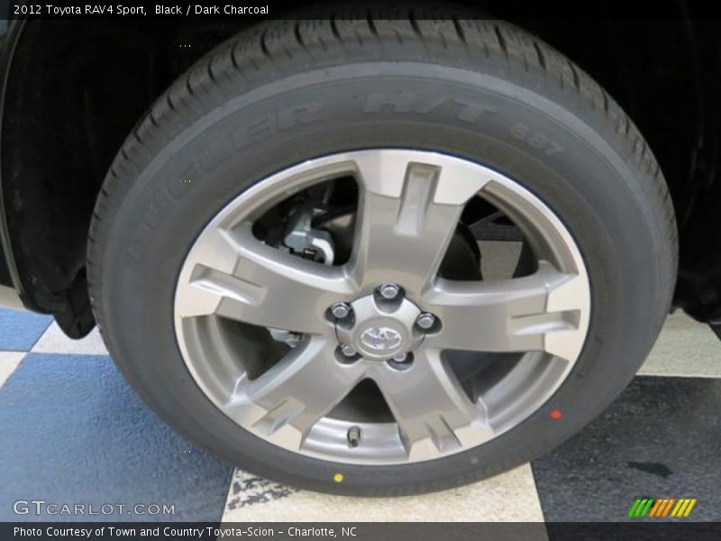 Black / Dark Charcoal 2012 Toyota RAV4 Sport