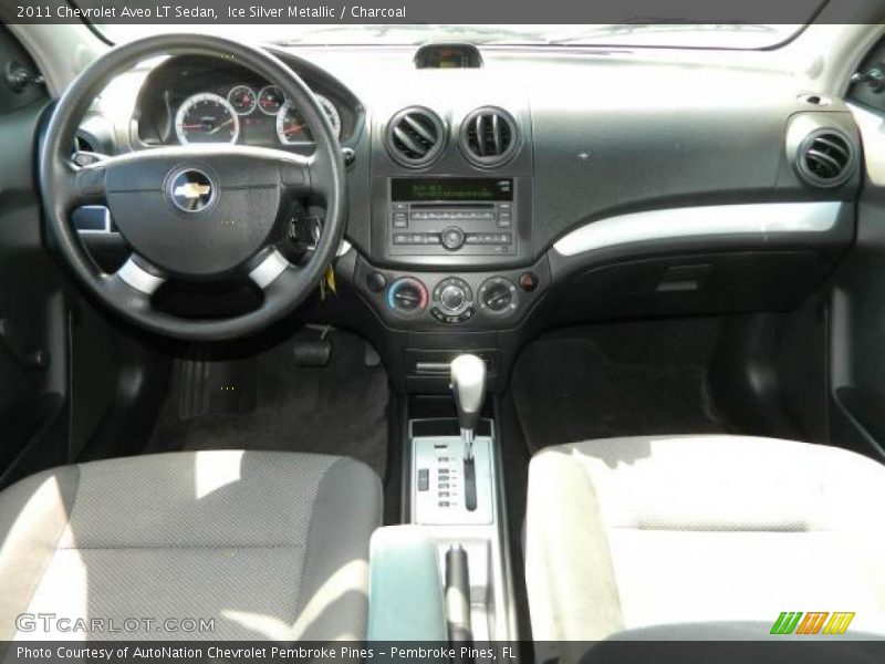 Ice Silver Metallic / Charcoal 2011 Chevrolet Aveo LT Sedan